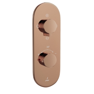 Picture of Aquamax Thermostatic Shower Mixer - Blush Gold PVD