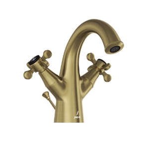 Picture of Monoblock Basin Mixer with popup waste - Antique Bronze