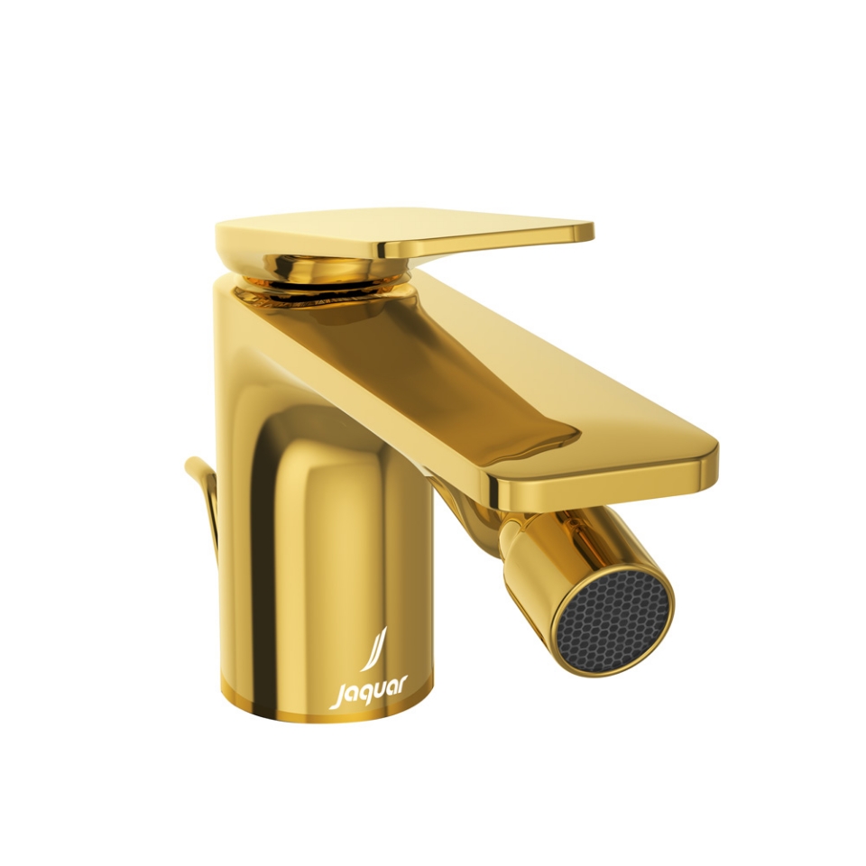 Picture of Single Lever Bidet Mixer with Popup Waste - Gold Bright PVD