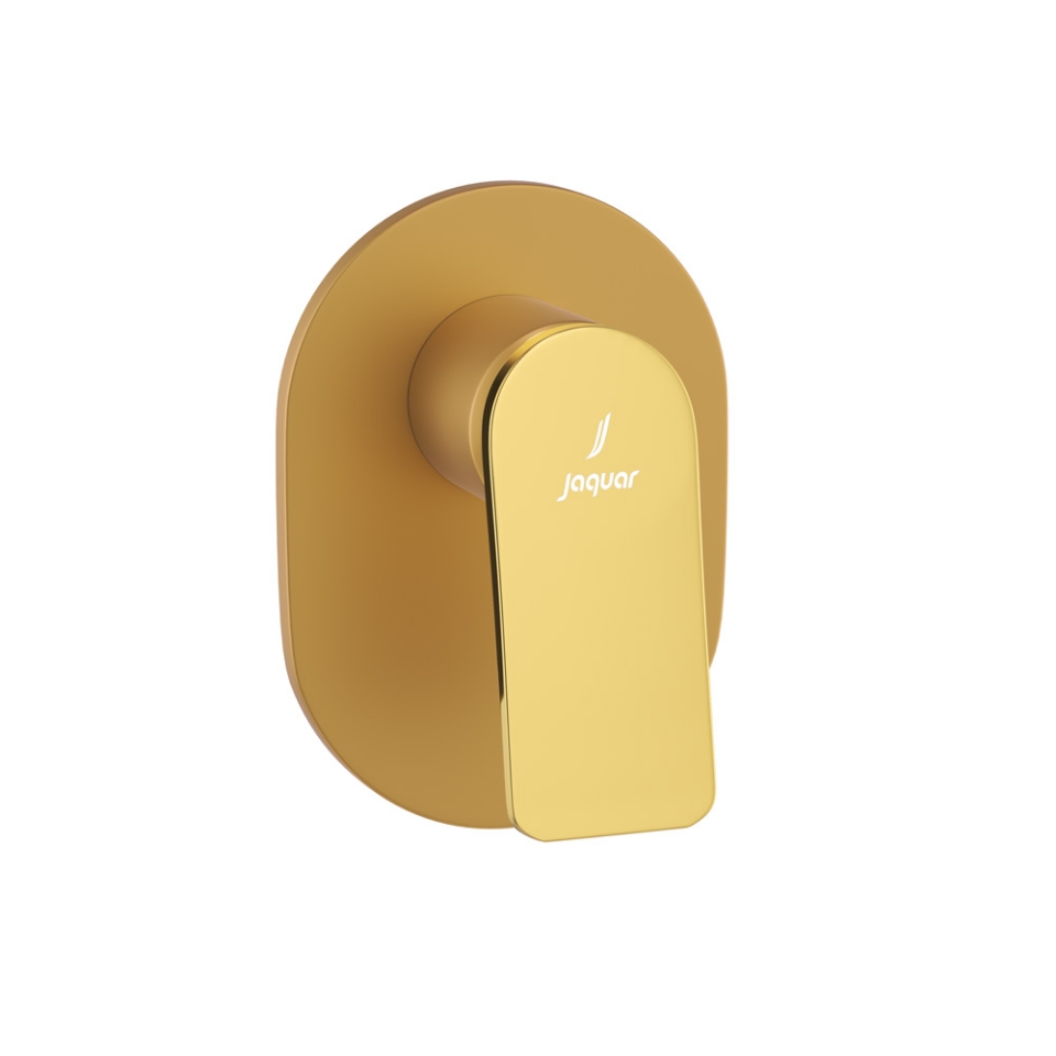 Picture of Exposed Part Kit of Single Lever In-wall Manual Valve - Lever: Gold Bright PVD | Body: Gold Matt PVD