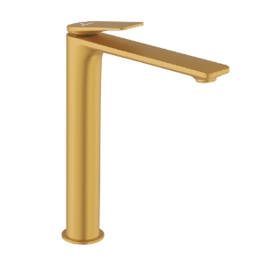 Picture of Single Lever High Neck Basin Mixer - Gold Matt PVD