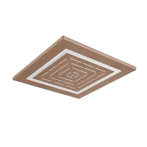 Picture of Maze Prime Square Shape Single Function Shower - Antique Copper