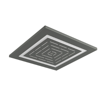 Picture of Maze Prime Square Shape Single Function Shower - Graphite