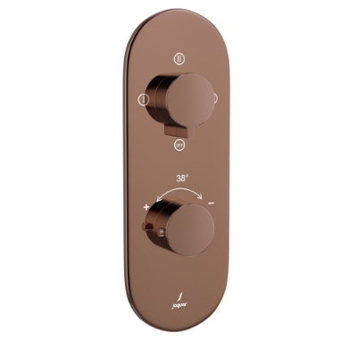Picture of Aquamax Thermostatic Shower Mixer - Blush Gold PVD