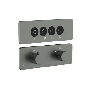 Picture of Exposed Part Kit of CLOUD Touch Shower System with 4 outlets - Graphite