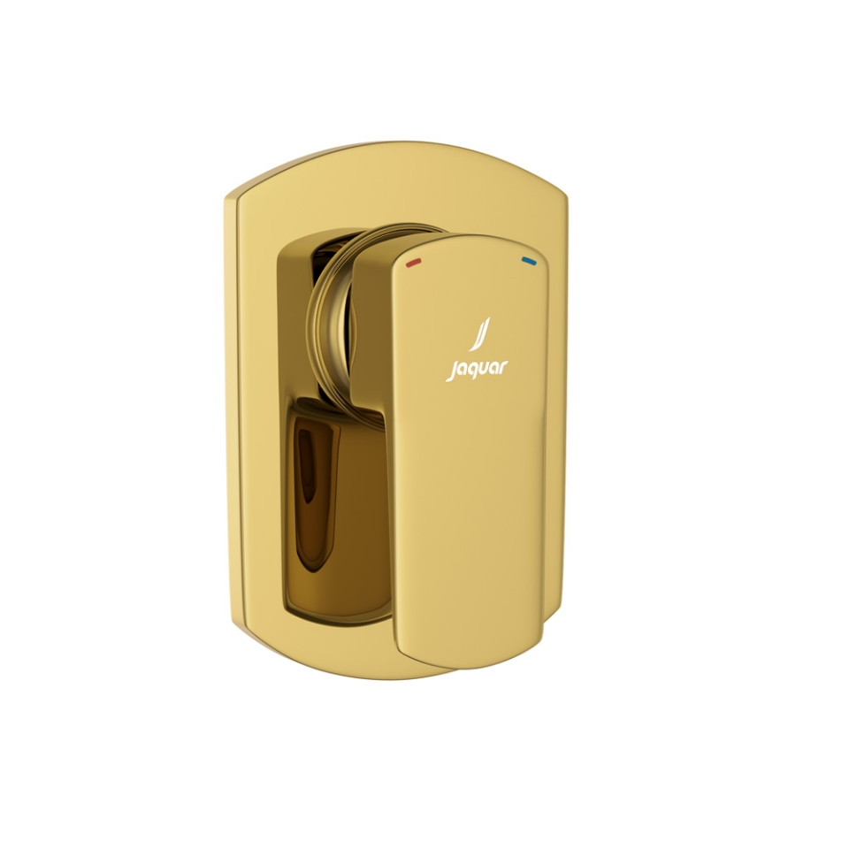 Picture of Exposed Part Kit of Single Lever In-wall Manual Valve - Gold Bright PVD