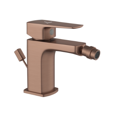 Picture of Single Lever Bidet Mixer with Popup Waste - Antique Copper