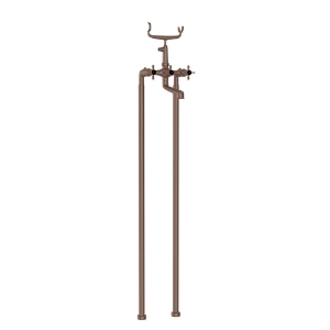 Picture of Bath & Shower Mixer with Telephone Shower Crutch - Antique Copper