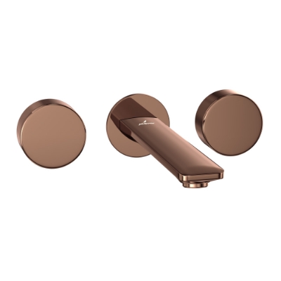 Picture of Exposed Part Kit of In-wall 3-Hole Basin Mixer - Blush Gold PVD