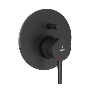 Picture of Exposed Part Kit of Single Lever Hi Flow In-wall Diverter - Black Matt