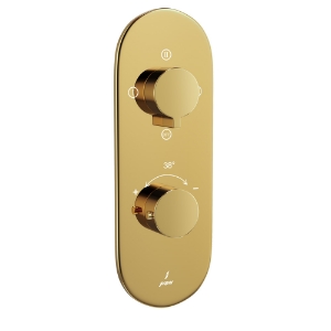 Picture of Aquamax Thermostatic Shower Mixer - Gold Bright PVD