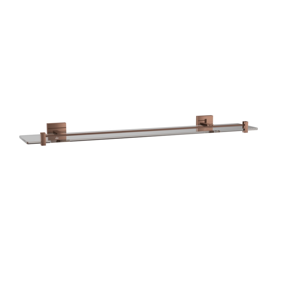 Picture of Glass Shelf 600mm Long - Blush Gold Bright PVD