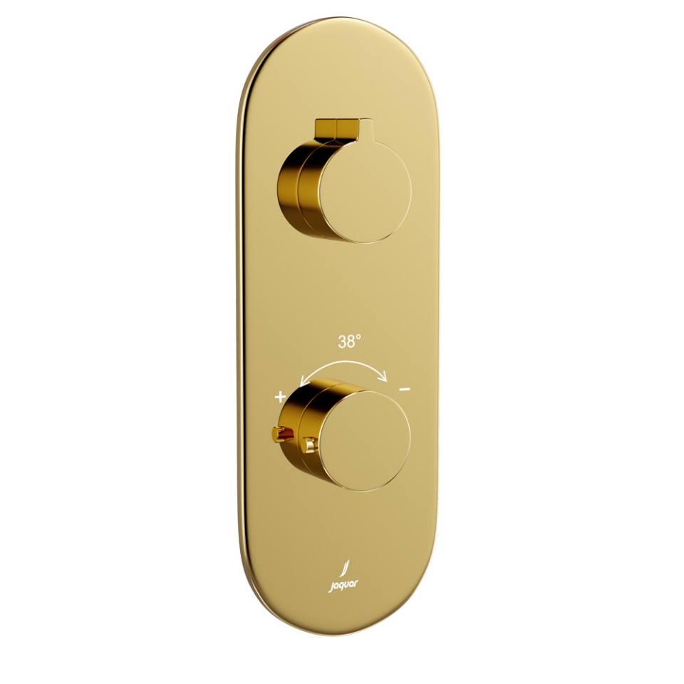 Picture of Aquamax Thermostatic Shower Mixer - Gold Bright PVD