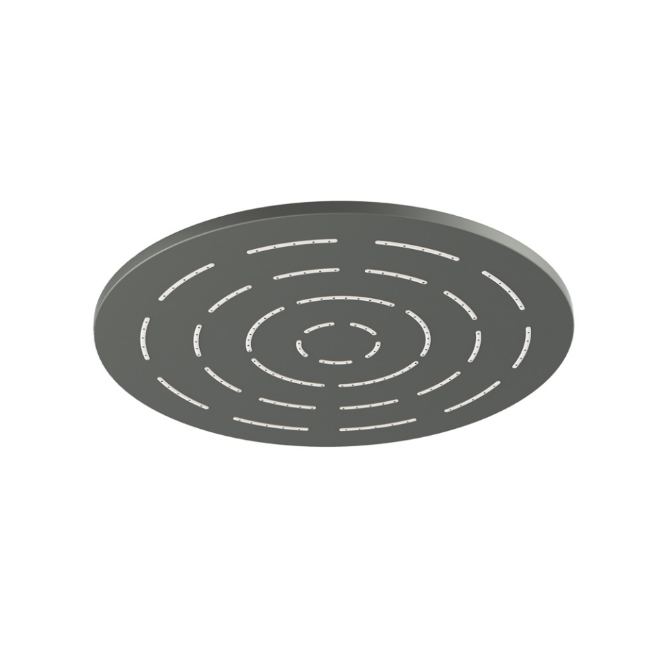 Picture of Single Function Round Shape Maze Overhead Shower - Graphite