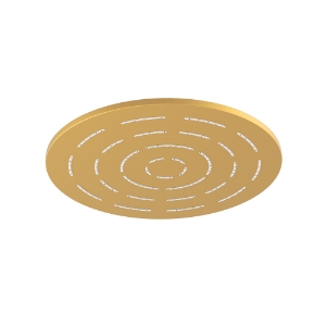 Picture of Single Function Round Shape Maze Overhead Shower - Gold Matt PVD