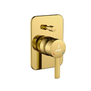 Picture of Exposed Part Kit of Single Lever Hi Flow In-wall Diverter - Gold Bright PVD