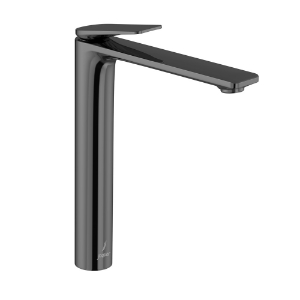 Picture of Single Lever High Neck Basin Mixer - Black Chrome