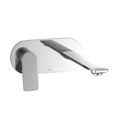 Picture of Exposed Parts of Left Hand Side Operated Single Lever Built-in In-wall Manual Valve  - Chrome