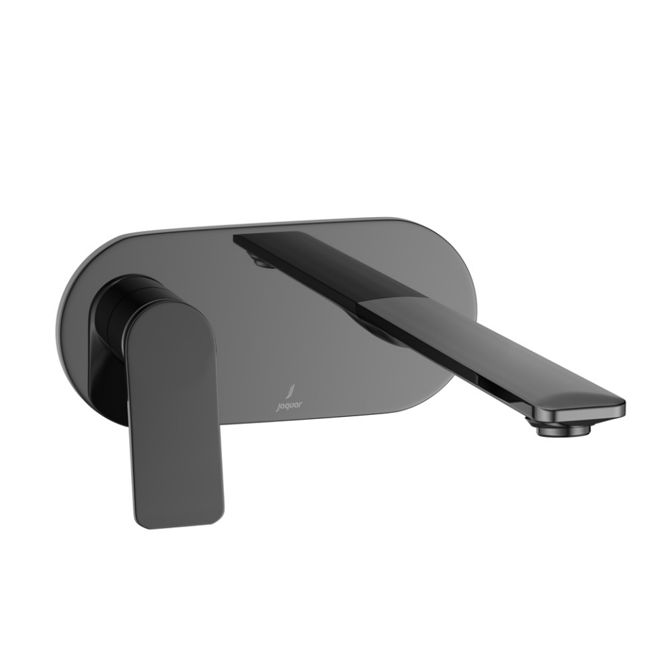 Picture of Exposed Parts of Left Hand Side Operated Single Lever Built-in In-wall Manual Valve  - Black Chrome