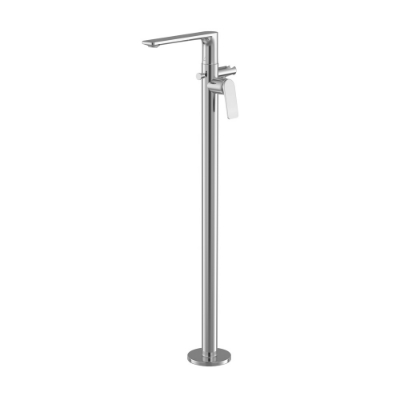 Picture of Exposed parts of floor mounted single lever bath mixer