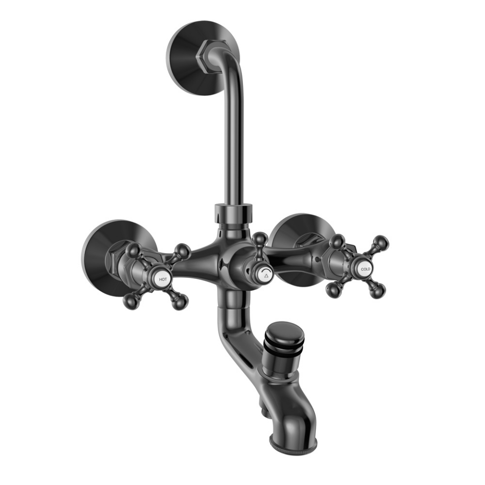Picture of Bath & Shower Mixer 3-in-1 System - Black Chrome