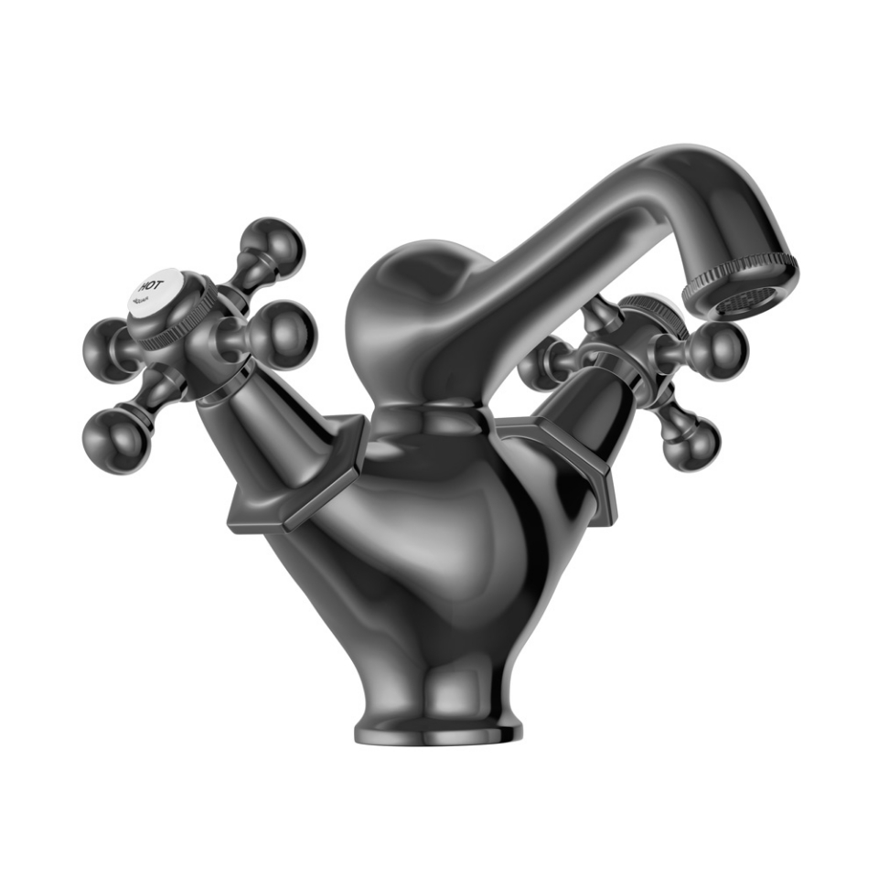 Picture of Monoblock Basin Mixer - Black Chrome