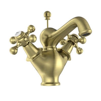 Picture of Monoblock Basin Mixer with popup waste - Antique Bronze