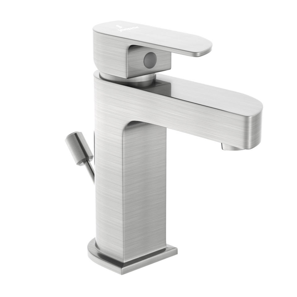 Picture of Single Lever Basin Mixer with Popup Waste -Stainless Steel