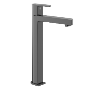 Picture of High Neck Basin Tap - Black Chrome