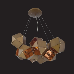 Picture of 5 LT Aluminium Hexagon style Pendant