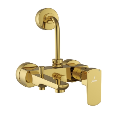 Picture of Single Lever Bath & Shower Mixer 3-in-1 System - Gold Bright PVD