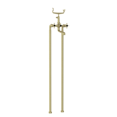 Picture of Bath & Shower Mixer with Telephone Shower Crutch - Antique Bronze