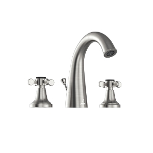 Picture of 3 hole Basin Mixer with Popup waste - Stainless Steel