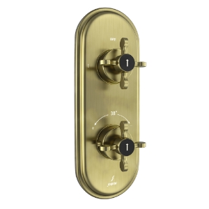 Picture of Aquamax Thermostatic Shower Mixer - Antique Bronze