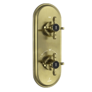 Picture of Aquamax Thermostatic Shower Mixer - Antique Bronze