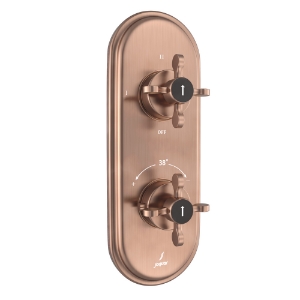 Picture of Aquamax Thermostatic Shower Mixer - Antique Copper