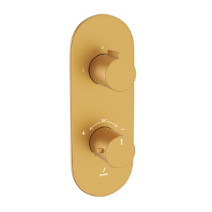 Picture of Aquamax Thermostatic Shower Mixer - Gold Matt PVD