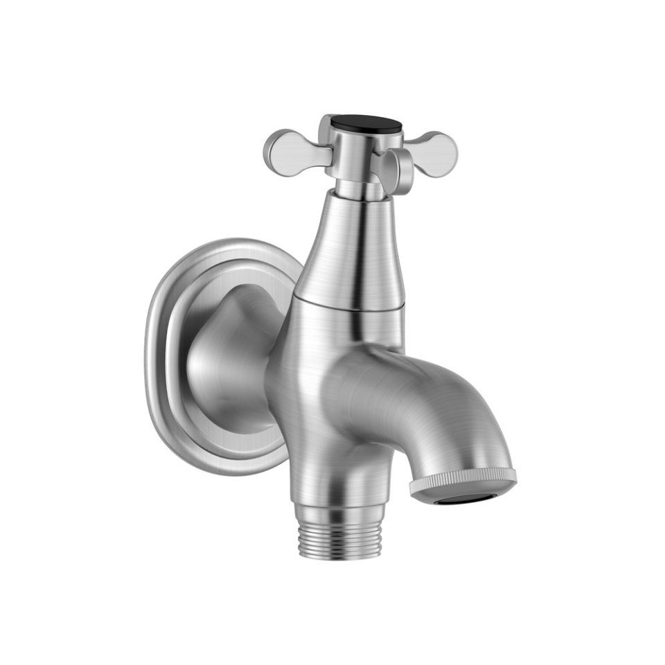 Picture of 2-Way Bib Tap - Stainless Steel