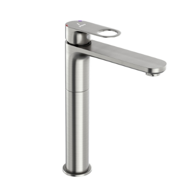 Picture of Single Lever High Neck Basin Mixer - Stainless Steel