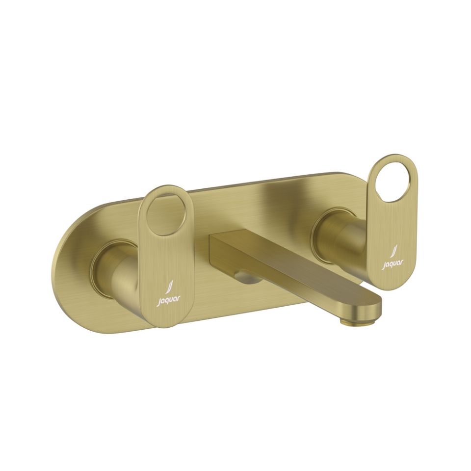 Picture of 3 Hole Basin Mixer Wall Mounted - Antique Bronze
