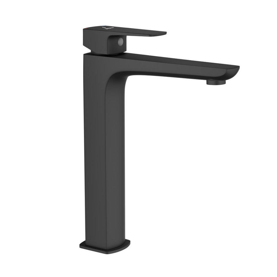 Picture of Single Lever High Neck Basin Mixer -Black Matt